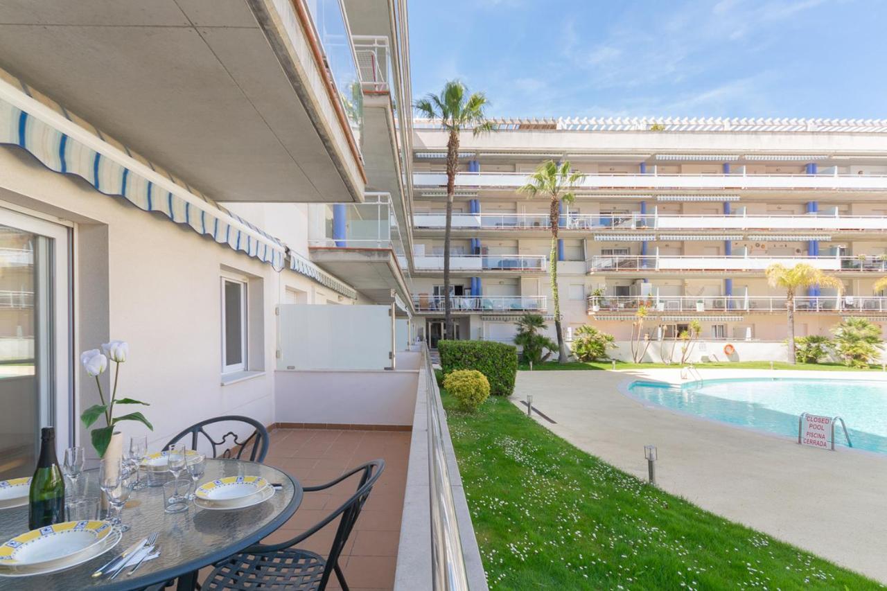 Apartamento Port Canigo bajo vista piscina Roses Exterior foto